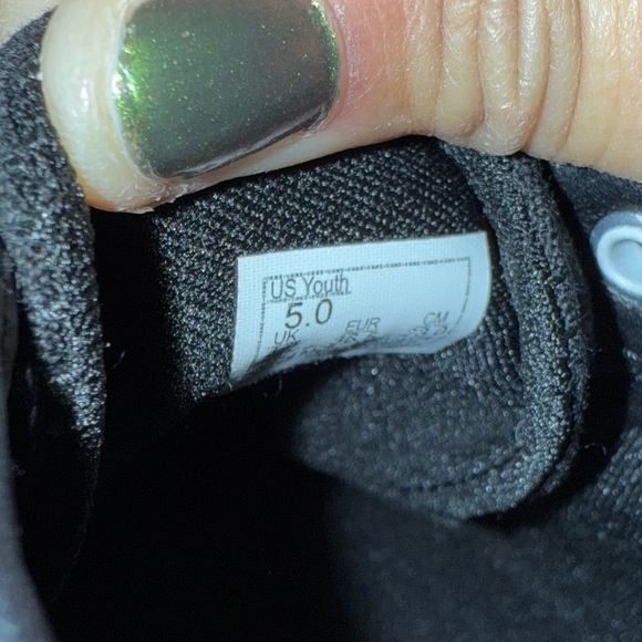 Vans kid’s ward drip slime glow sneakers size 5Y 6.5W - Picture 9 of 9